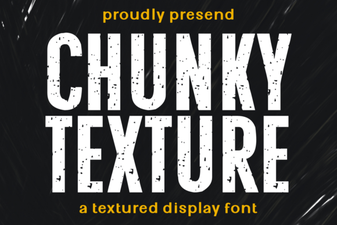 Craft Bold Graphics with Chunky Texture Fonts