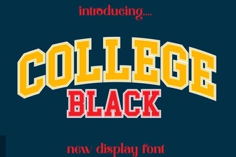 Download College Fonts for Your Next Design Project