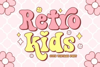 Craft Cool Designs with Retro Kids Fonts