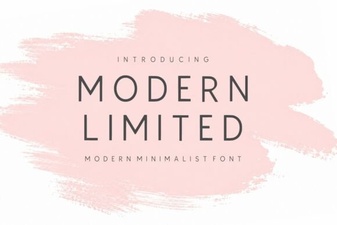 Fresh Typography: Modern Limited Font Design Ideas