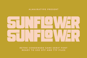 Sunflower Font Designs & Free Download
